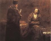Ilya Repin Reject penance oil on canvas